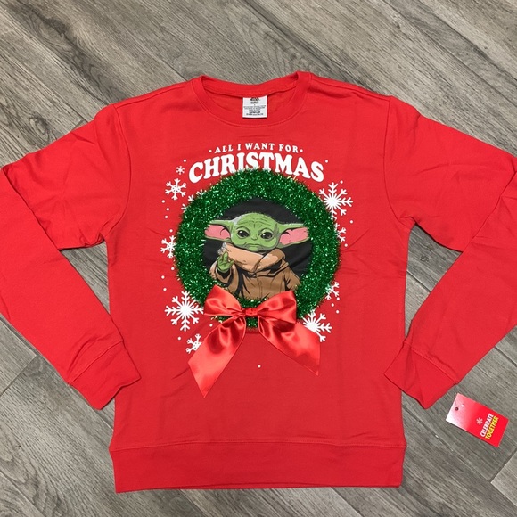 ⚡️ 🆕 Disney Star Wars Yoda Ugly Christmas Sweater - Picture 2 of 16